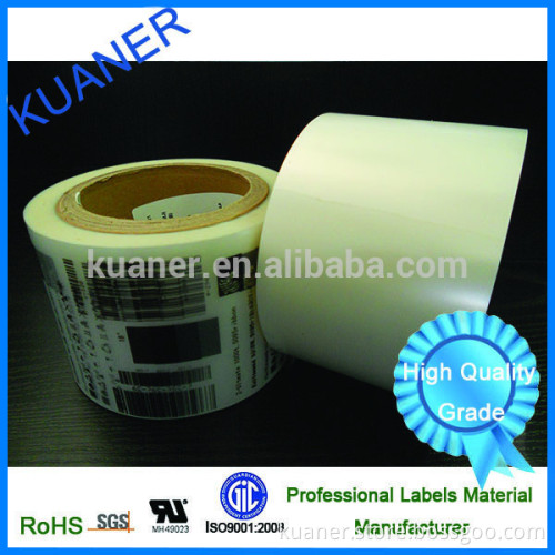 Polypropylene film self adhesive label material